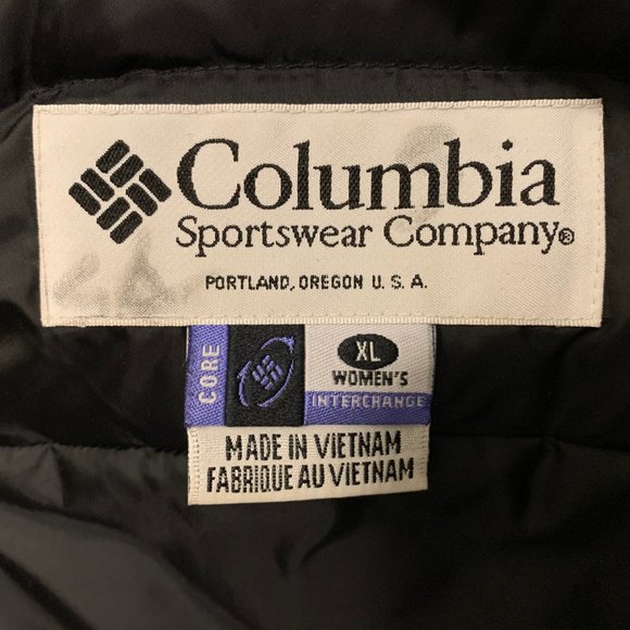 Columbia Sportswear Interchange Black Down Vest - Picture 4 of 5